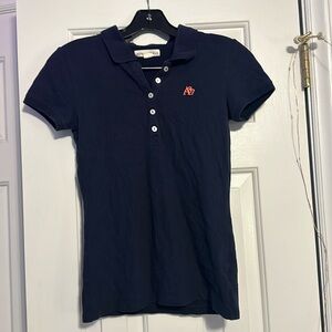 Navy blue Aeropostale collared shirt size small